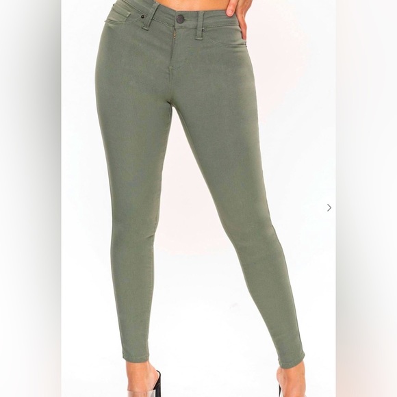 YMI hyperstretch jeggings - olive - Picture 1 of 4